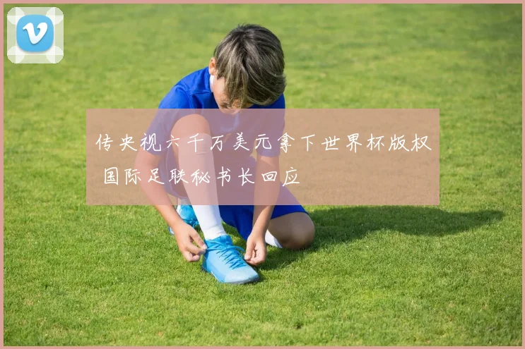 传央视六千万美元拿下世界杯版权 国际足联秘书长回应