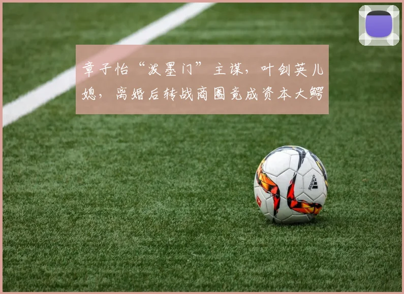章子怡“泼墨门”主谋，叶剑英儿媳，离婚后转战商圈竟成资本大鳄