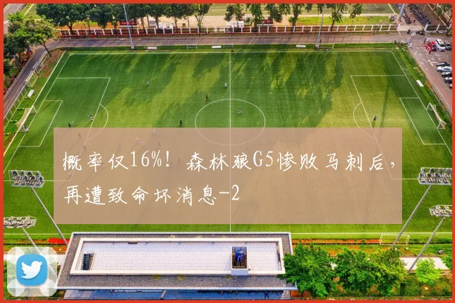 概率仅16%！森林狼G5惨败马刺后，再遭致命坏消息